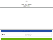 Tablet Screenshot of chinawokmadisontn.com